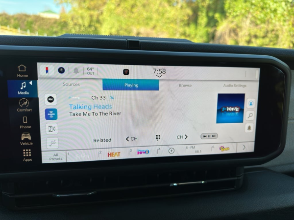 2026 Jeep Wrangler Display panel