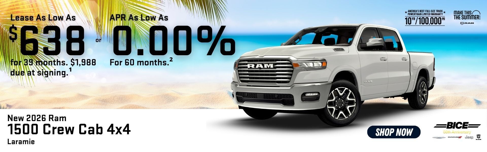 2026 Ram 1500 Crew Cab 4x4 Laramie
