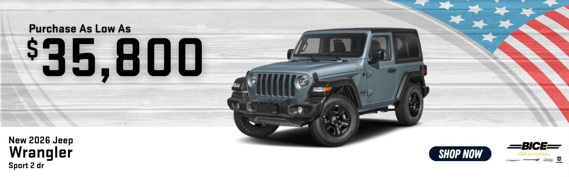 2026 Jeep Wrangler Sport 2 dr