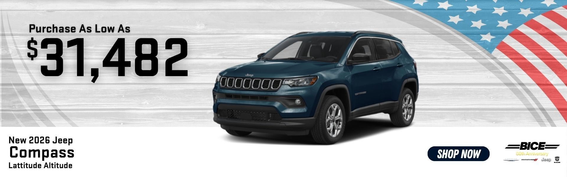 2026 Jeep Compass Lattitude Altitude