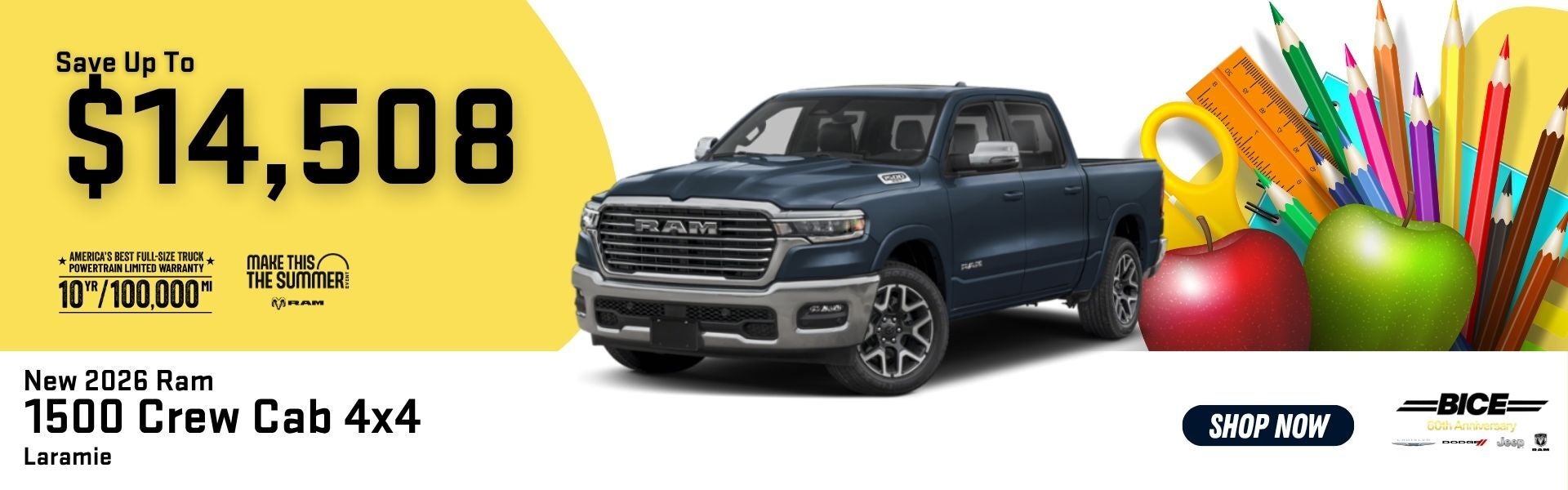 2026 Ram 1500 Crew Cab 4x4 Laramie