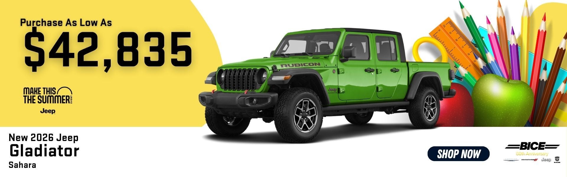 2026 Jeep Gladiator Sahara